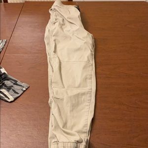 Kids khaki joggers
